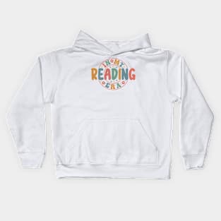 In My Reading Era Groovy Cute Reader Bookworm Gifts 2024 Kids Hoodie